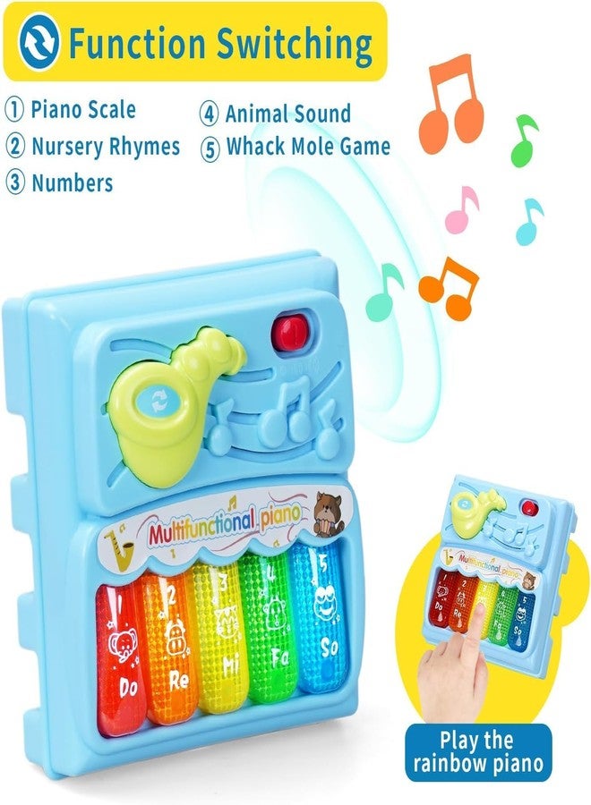 EXOMOON ألعاب برج الكرات للأطفال من إكسومون 4 في 1 مع موسيقى وأضواء، ألعاب تعليمية للأطفال من عمر 1-3 سنوات، لعبة تمييز الألوان وفرز الأشكال للأطفال من عمر 12-24 شهرًا، ألعاب إسقاط الكرات للأطفال من عمر سنة فما فوق، بنين وبنات - Image 3